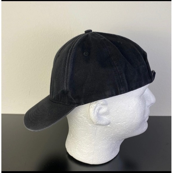 Naked100 USA Hat Black Orange Patch Logo Cap Adjustable Curved Bill Streetwear - Picture 2 of 7